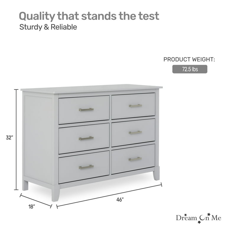 dream on me storm grey dresser Dream On Me Marcus Changing Table and Dresser  Swaddles Baby