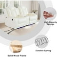 thumbnail image 5 of Multifunction Power Air Leather Recliner Loveseat + 2 Chairs Set with LED Lights, Living Room Furniture, Reclining Sofa, loveseat, Chair with USB Port/Storage, 5 of 8