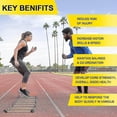 thumbnail image 5 of 6M 20ft Training Ladder Agility Speed Training Ladder 12 Rungs Fitness Foot Speed Training Ladder Outdoor Exercise Equipment for Home Gym Use-yu, 5 of 5