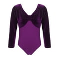 thumbnail image 3 of inhzoy Ballet Gymnastics Leotards for Girls Long Sleeve Dancing Athletic Dancewear, 3 of 4