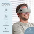 thumbnail image 3 of LifePro Eye Massager - Headache Relief Device - Smart Eye Massager for Migraines with Heat, Vibration and Bluetooth Music (Gray), 3 of 7