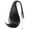 Natural black, variant on Breathable Tie Back Curly Ponytail Hairpiece Natural Looking Ponytail Hair Extension for Women Various Occasion Outfit
