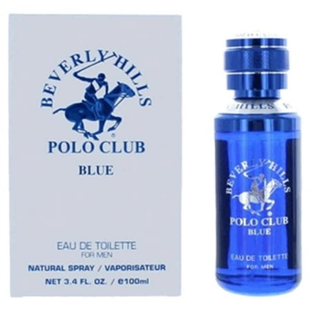 Beverly Hills Polo Club Blue Cologne 3.4oz EDT Spray