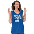 thumbnail image 3 of Worlds Okayest Mom Mothers Day Mama Tank Top Tee Shirt Women Brisco Brands S, 3 of 5