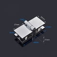 thumbnail image 2 of Bathroom Shower Glass Door Hinges Cabinet Cupboard Hardware Clamp Hinge, 2 of 6