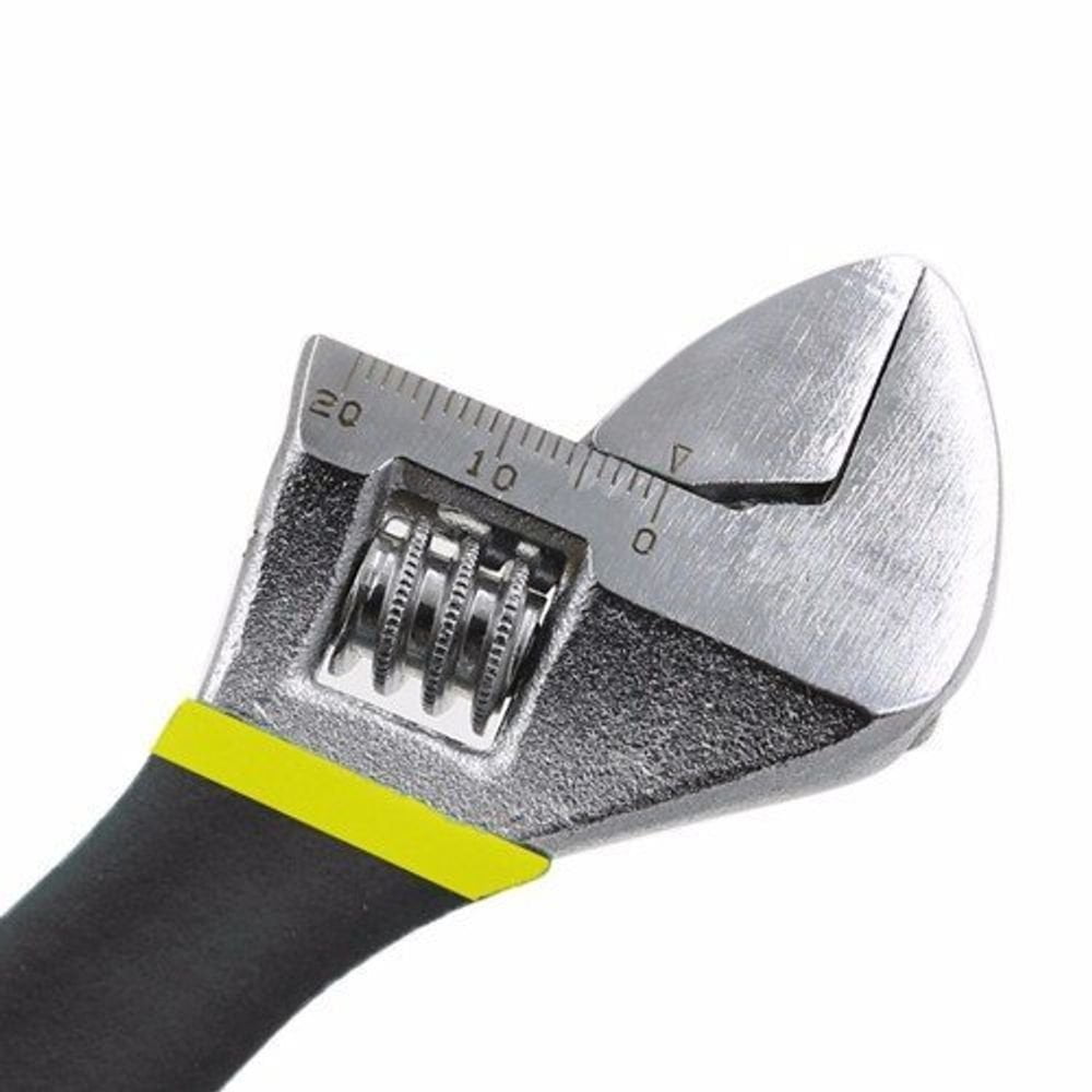 Wideskall 3 Pieces Heat Treated Laser Marked Metric Adjustable Wrench Set 6" inch + 8" inch + 10" inch