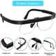 thumbnail image 2 of Magnifying Glasses, Reading Magnifiers, Hands Free Magnifier for Reading Interchangeable 1.5X 2.5X 3.5X Magnification Lenses for Close Up Work, Jewelr, 2 of 3