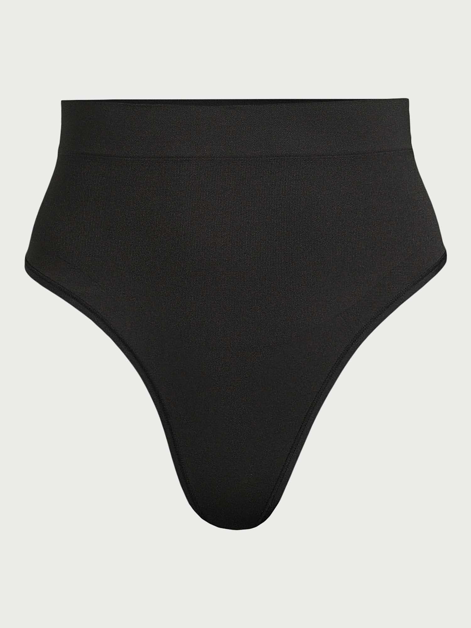 Joyspun Women's Seamless Mid-Rise Shaping Thong, Sizes S to XXXL