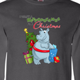 thumbnail image 3 of Inktastic I Want a Hippopotamus for Christmas Long Sleeve T-Shirt, 3 of 4