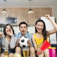thumbnail image 3 of BEADCEST 10Pcs Red Cheer Megaphones For Football Games And Sports Cheers, 3 of 8