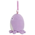 thumbnail image 3 of Little Plush 3.5 inch Child's Clip on Squishmallows Violet - Purple Winking Octopus Crown, 3 of 5