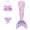 b-Pink, variant on 3pcs Kids Girls Swimsuit Bathing Suits Tail for Swimming Kids Bikini Fish Tail Set Girls Bathing Suit for Little Girl 6-7 Years
