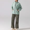 thumbnail image 2 of Vestes pour Femmes, Veste Douce de Printemps pour Hommes Coupe-Vent Extérieur Décontracté Randonnée Escalade, 2 of 6