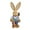 D, variant on Rush Grass Easter Bunny, 14-Inch Artificial Rabbit with Natural-Looking Grass Skirt, Garden Stakes for Yard & Spring Porch Decor C