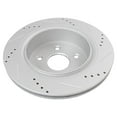 thumbnail image 6 of TRQ Performance Drilled & Slotted Zinc Coated Front & Rear Brake Rotor Set, 6 of 6