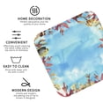 thumbnail image 4 of Bingfone Vintage Sea And Fish Leather Drinks Coasters With Set Of 6,Suitable For Home Kitchen,Coffee Cup Coasters Home Gift, 4 of 9