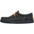 thumbnail image 4 of HEYDUDE Wally Funk Denim Black Men's Size 9, 4 of 8
