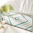 thumbnail image 1 of Alfombrilla de baño antideslizante, alfombrilla de baño súper absorbente, suave, lavable a máquina, alfombrilla de baño para baño, inodoro, cocina (menta, 50 x 80 cm), 1 of 4