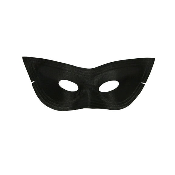 Black Pointed Lightweight Fabric Mask Masquerade Hero Costume