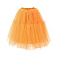 thumbnail image 4 of KHONTS Women Tutu Skirt Knee Tulle Skirt Petticoat Skirts Crinoline Rockabilly Tutu Skirts Orange XL, 4 of 4