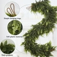 thumbnail image 5 of 5 Ft Christmas Garland - Artificial Norfolk Pine Garland, Cedar Garland, for Fireplace Mantel Table Doorframe Indoor Outdoor, Holiday Christmas Decoration, 5 of 12