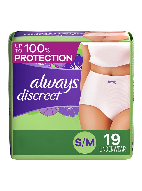 Always Discreet Underwear in Always Discreet