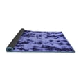 thumbnail image 2 of Ahgly Company Indoor Round Abstract Blue Modern Area Rugs, 8' Round, 2 of 4