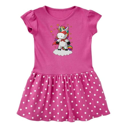 

Inktastic Super Unicorn Gift Toddler Girl Dress