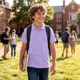 thumbnail image 5 of YUANxueke Boys School Uniform Shirt Button Up Collared Short Sleeve T-Shirts with Pocket Casual Summer Dress Shirts for 2-15 Years, 5 of 7
