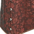 thumbnail image 4 of Grebrafan Bustier Corset Top Lace up Vintage Brown XL, 4 of 5