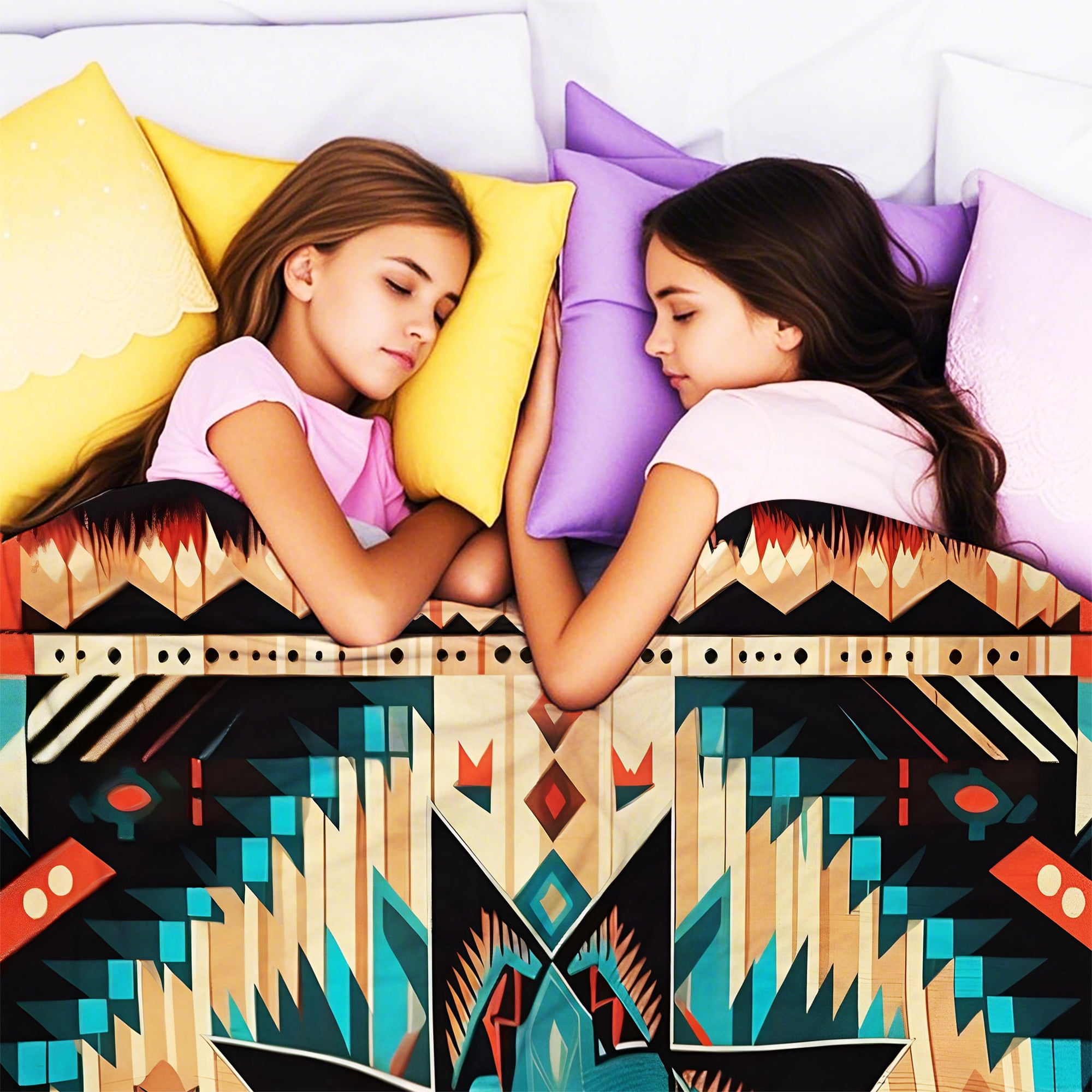 Flannel Fleece Throw Blanket Bed Blanket, Lightweight Cozy Plush Blanket for Sofa Couch,50"X60"