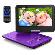 CocoBear 12.5" Portable DVD Player, 10.5" HD Screen for Car and Kids, 6H | Easy Setup for Kids & Elderly, All-Region Playback, Headphone Jack, AV-IN/AV-OUT, Not Support Blu-ray