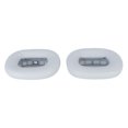 thumbnail image 2 of Almohadillas de repuesto de espuma viscoelástica de cuero proteico, suaves y transpirables, para auriculares iOS Earbuds MAX, color gris., 2 of 14