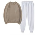 thumbnail image 2 of Wiyuqeen 2 Piece Sweatsuits for Women Athletic Tracksuits Set Solid Pullover Sweatshirts Drawstring Jogger Sweatpants Fall Outfits, 2 of 4