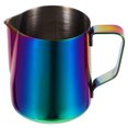 thumbnail image 3 of MasteelfCA Milk Frothing Pitcher Kitchen Stainless Steel Milk Pitcher Cup Milk Frothing Jug for Making Coffee, 3 of 9