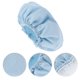 thumbnail image 3 of Gorros de baño ligeros para mujeres 1 Pc para negocios de baño de viaje color azul claro de tela de burbuja PEVA, 3 of 3