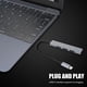 thumbnail image 2 of Concentrador USB de aleación de aluminio para oficina, portátil, adaptador de transferencia de expansión de 4 puertos, 2 of 5