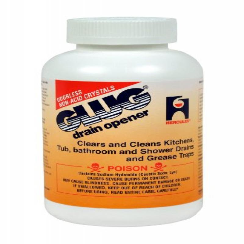 Oatey Oatey Hercules 20412 Glug Crystals Drain Opener, 16 Ounces