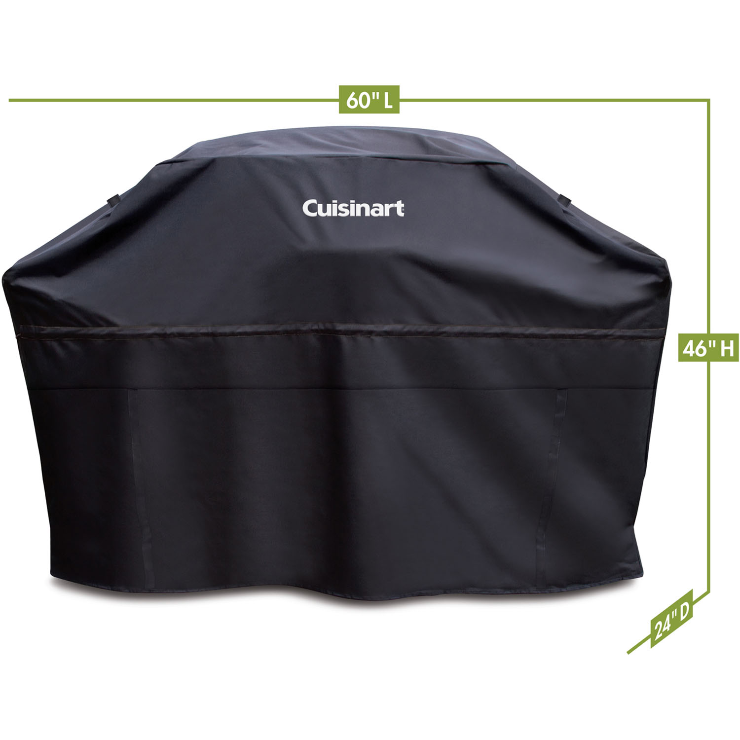Cuisinart 60-In. Heavy-Duty Rectangular Grill Cover in Black - image 2 of 11