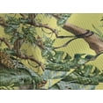 thumbnail image 4 of Ambesonne Watercolor Quilted Bedspread Set 3 Pcs, Leopards in Jungle, Queen Size, Yellow Green Pale Yellow, 4 of 5
