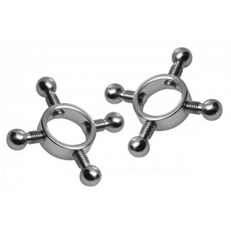 Master Series Rings Of Fire Stainless Steel Nipple Clamp