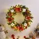thumbnail image 2 of Las guirnaldas colgantes navideñas iluminan los adornos de coronas para la ventana de la puerta delantera de la pared FLhrweasw Nuevo, 2 of 9