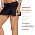 thumbnail image 4 of Greeniant de natación de verano para mujer, cordón de buena elasticidad, agradable a la piel, encaje plisado, traje de baño ligero, absorción de Deportes acuáticos Negro XXL Greeniant  OD020836-05B, 4 of 6
