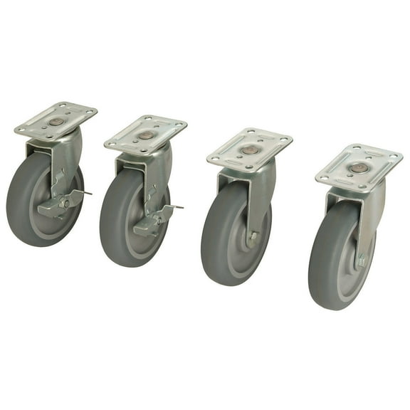 Global Industrial Caster Set (2 Swivel/2 Locking)
