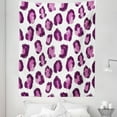 thumbnail image 1 of Leopard Rainbow Tapestry, Modern Design Abstract Paintbrush Stroke Look Animal Spots Pattern, Fabric Wall Hanging Decor for Bedroom Living Room Dorm, 5 Sizes, Plum Pink and White, by Ambesonne, 1 of 1