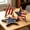 A, variant on 4th of July Decorations Wooden Stars, Patriotic Memorial Day Star Decor, Fourth of July Red White Blue Decoration for Home Office Table Shelf, 3 Pcs