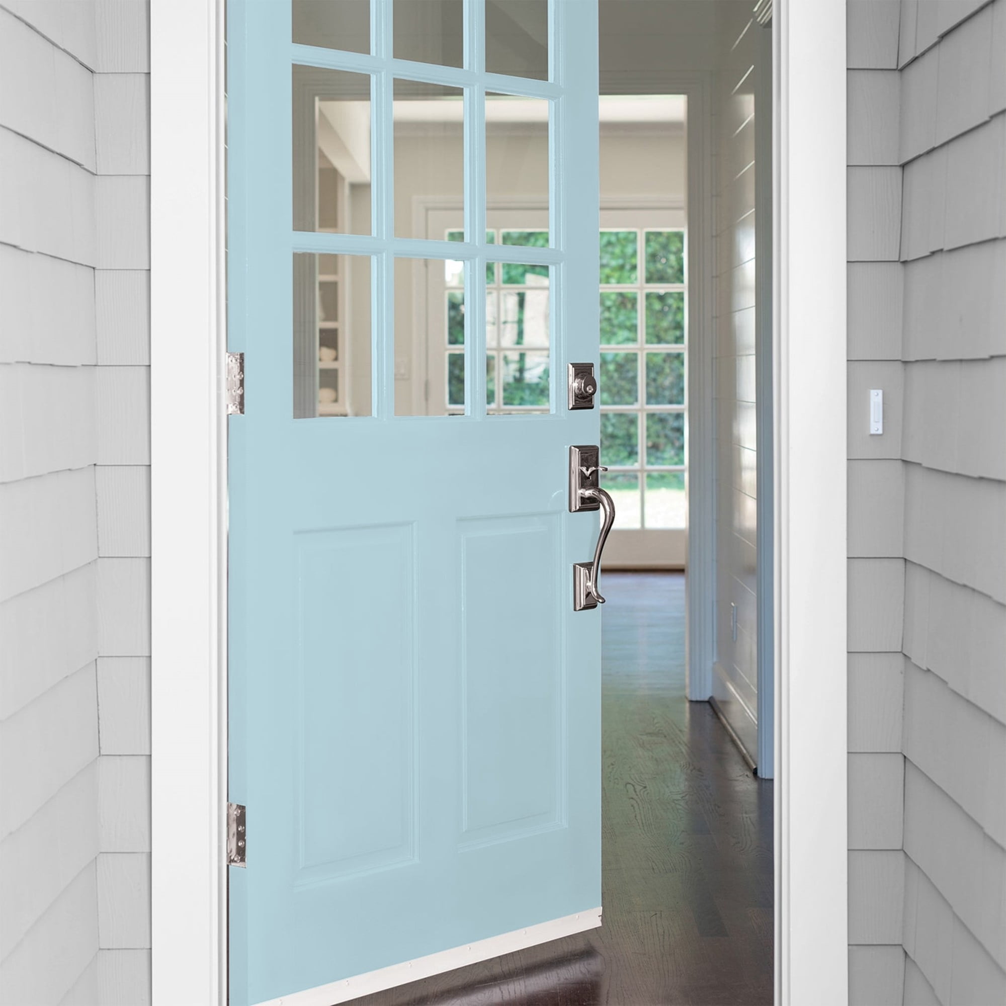 Glidden High Endurance Plus Midsummer's Dream Semi Gloss Exterior Paint and Primer, 1 Quart