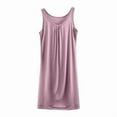 thumbnail image 4 of Aobny Cotton Christmas Family Pajamas Matching Sets Purple Women Nightgown Sleeveless Long Nightgowns for Women Plus Size,XXXXL, 4 of 5