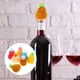 thumbnail image 3 of 7 minigorritos elásticos de lana para decorar botellas de vino (colores variados), 3 of 6