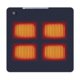 thumbnail image 2 of Intelligent 5v Heating Cushion Office Outdoor Heating Blanket Heating Cushion Graphene Heating Cushion Multi-Scenario Applicable Three Speeds Can Be Adjusted, 2 of 6